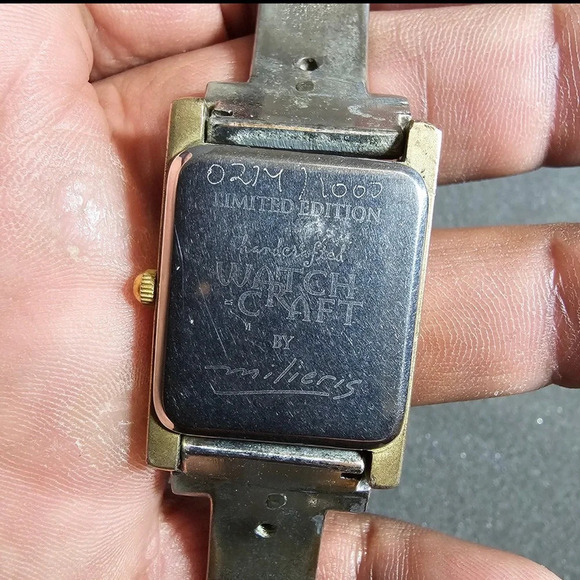 Watch Craft By Milieris Quartz Watch Rare Limited Edition #0214/1000 working - Picture 9 of 11